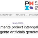 Colecția de documente proiect interogabila natural prin inteligență artificială generativă